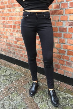 Lois Sort smal supermyk 'Cordoba' bukse L34
