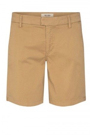 Mos Mosh New sand 'Marissa' myk lyocell/bomull shorts