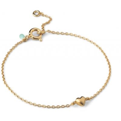 Enamel Copenhagen Gull 'Little Love' hjerte-armbånd