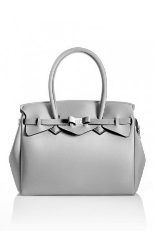 Save My Bag Sølv metallic 'Miss Pluss' veske