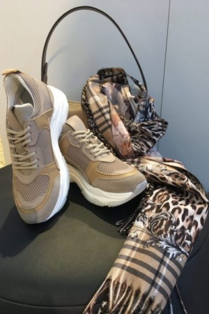 SHOE BIZ SAND 'RAD SAND MIX' SNEAKERS