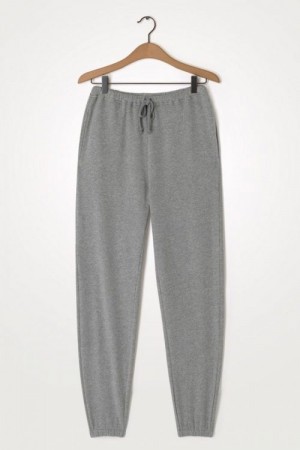 American Vintage Lys Gråmelert 'Nea' joggers