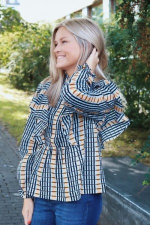 Samsøe Samsøe Inca mønstret 'Martha Shirt Aop'