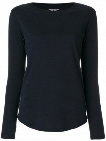 Majestic Filatures Sort long sleeve i bomull t-shirt