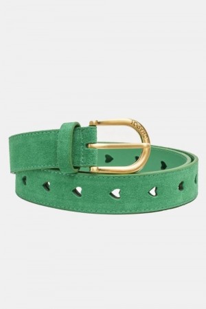 Fabienne Chapot Green Apple 'Cut It Out Heart Belt' semsket hjerte-belte