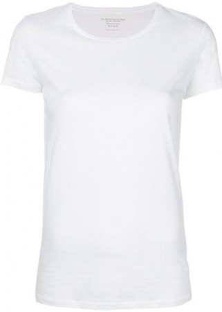Majestic Filatures hvit deluxe bomull t-shirt
