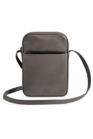 Markberg Major brown 'Bobbie Mini Crossbody' kalveskinn mobilveske