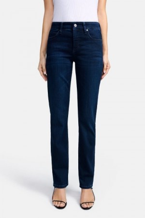 Cambio Denim Soft cozy blue 'Piper Long' rett jeans L32