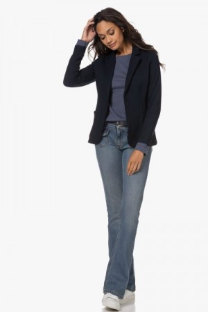 Majestic Sort viskose soft touch 'M004 Fve 046' blazer. SUPER!