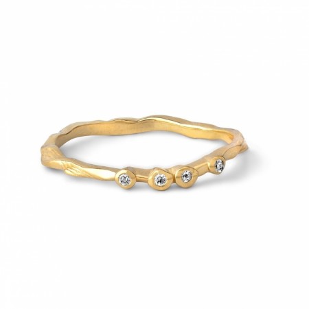 Enamel Copenhagen Gull 'Lily' ring. Nydelig!