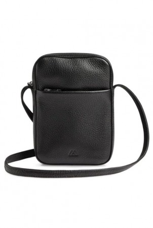 Markberg Sort 'Bobbie Mini Crossbody' kalveskinn mobilveske