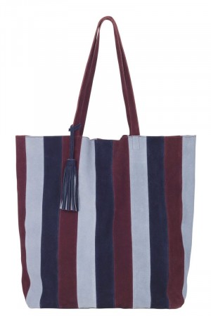 Becksöndergaard 'Stru' semsket shopper - blåstripet