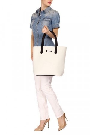 Save My Bag Hvit 'Popstar' shopper