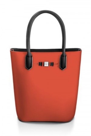 Save My Bag Brick red 'Popstar' shopper