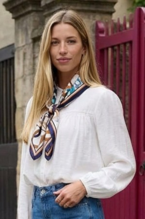 Endless Marinemønstret skjerf