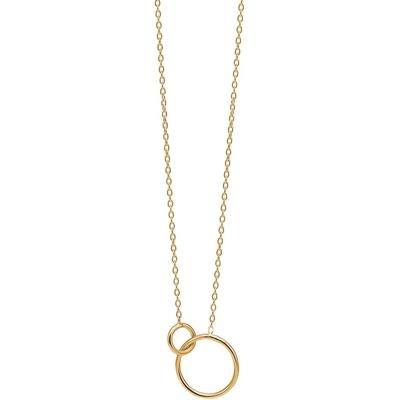 Enamel Copenhagen Gull 'Double Circle' kjede. BESTSELGER!