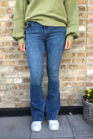 Lois 'Raval' Re Ram Cobalt flare jeans L32