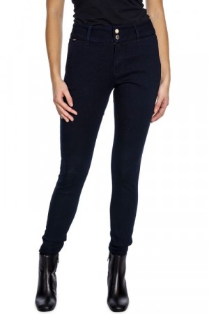 Mos Mosh Mørk blå 'Blake Gallery Pant' dressbukse i jeanskvalitet . MUST HAVE!