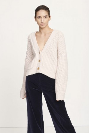 Samsøe Samsøe lys rosa 'Hal Cardigan' cardigan