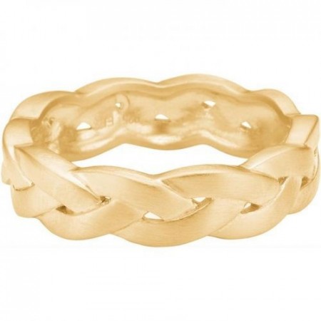 Enamel Copenhagen flettet ‘Braided’ ring
