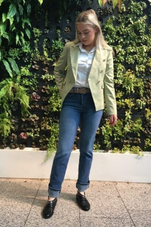 Lois 'Return' - Re Ram Cobalt rett jeans