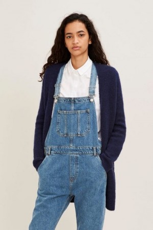 Samsøe Samsøe Navy 'Eta' ullmohairmix cardigan