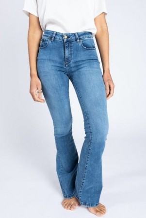 Lois 'Raval' Re Ram Cobalt flare jeans L32