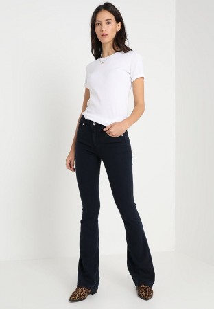 Lois Navy 'Raval Lea Soft' viskose flarebukse L32