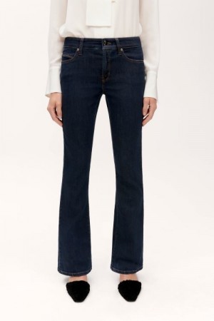 Cambio Modern rinsed 'Paris flared' flare råjeans