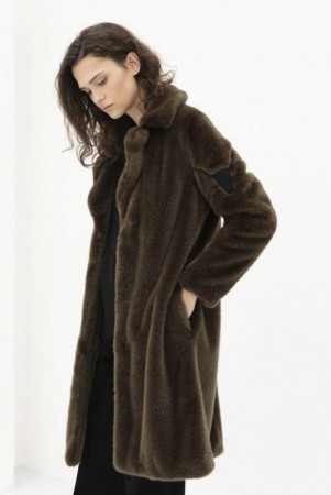 Alix The Label Sedar green ‘Fur Coat’ fuksepels