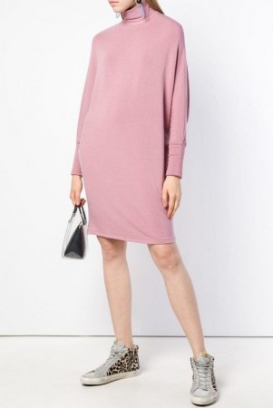 Majestic Sort oversized fleece jersey kjole