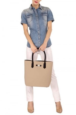Save My Bag Mosaico sand 'Popstar' shopper