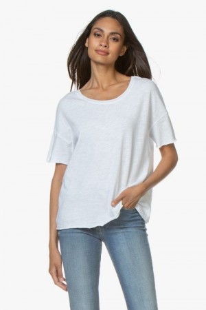 American Vintage Hvit 'Son36B' oversized t-shirt
