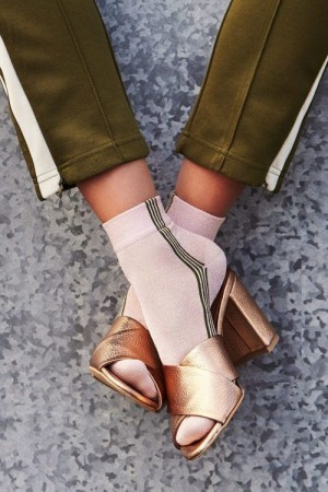 Mp Denmark Gammelrosa 'Ankle Violet' sokk
