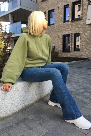 American Vintage Grønn 'Ika03' hoodie