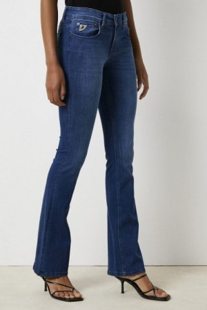 Lois flare 'Melrose' jeans i kvalitet Leia Teal L32
