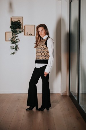 Lois Sort 'Roble Wool-silvia' bukser L32