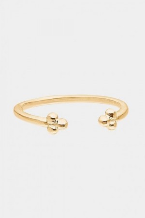 Enamel Copenhagen Gull ‘Simple Flower’ ring